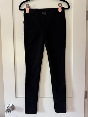 Super Warm Black Slim Stretch Pants